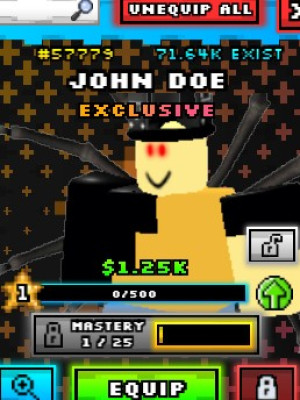 Продам john doe (Exclusive!)
