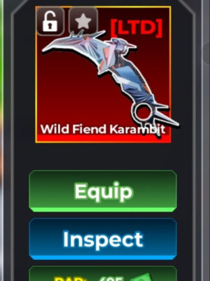 Wild Fiend Karambit