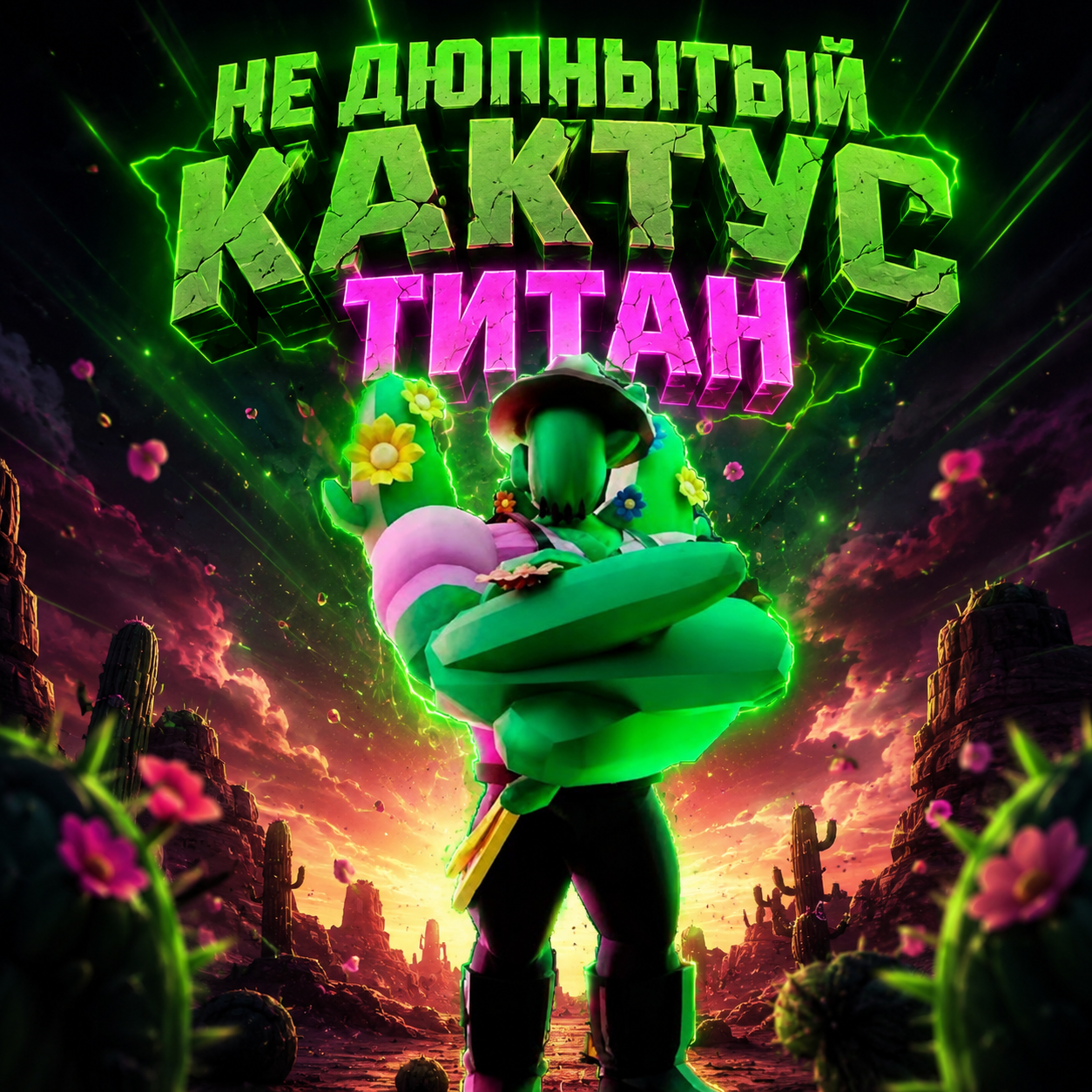 не дюпнутый кактус мен титан