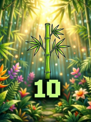 10 бамбука