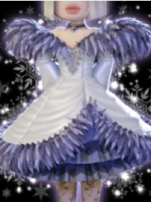 Snow Swan Holiday Soirée Skirt