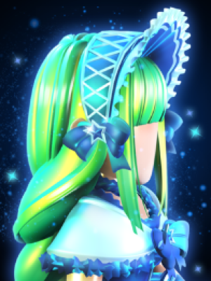 Princess Starfrost Ribbon Bonnet