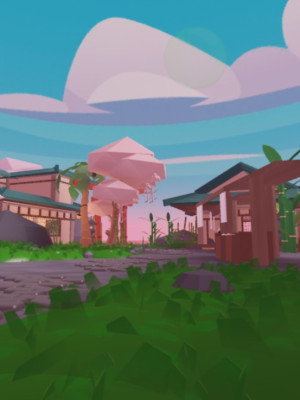 Japanese town/Японский городок