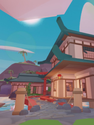 Japanese town/Японский городок