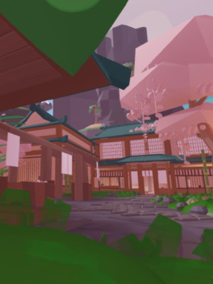 Japanese town/Японский городок