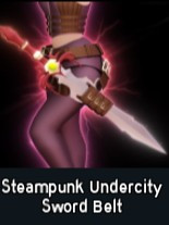 Steampunk Undercity Sword Belt