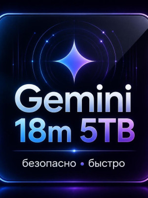 Gemini 18mounth 5TB/ gemini 18 месяцев 5 терабайтов