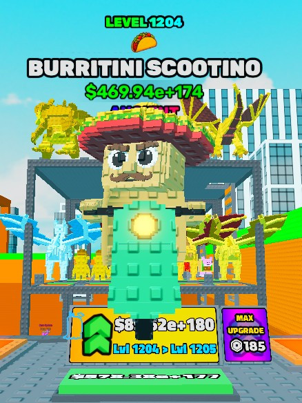 🌮BURRITINI SCOOTINO ✨1204 LVL + БОНУС🎁