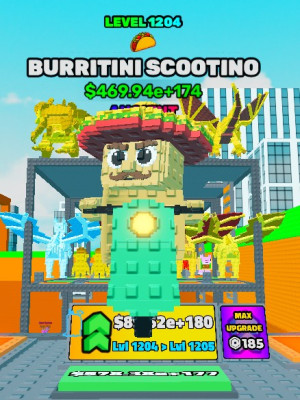 🌮BURRITINI SCOOTINO ✨1204 LVL + БОНУС🎁