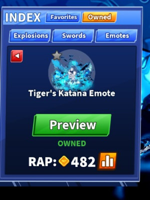 Tiger's Katana