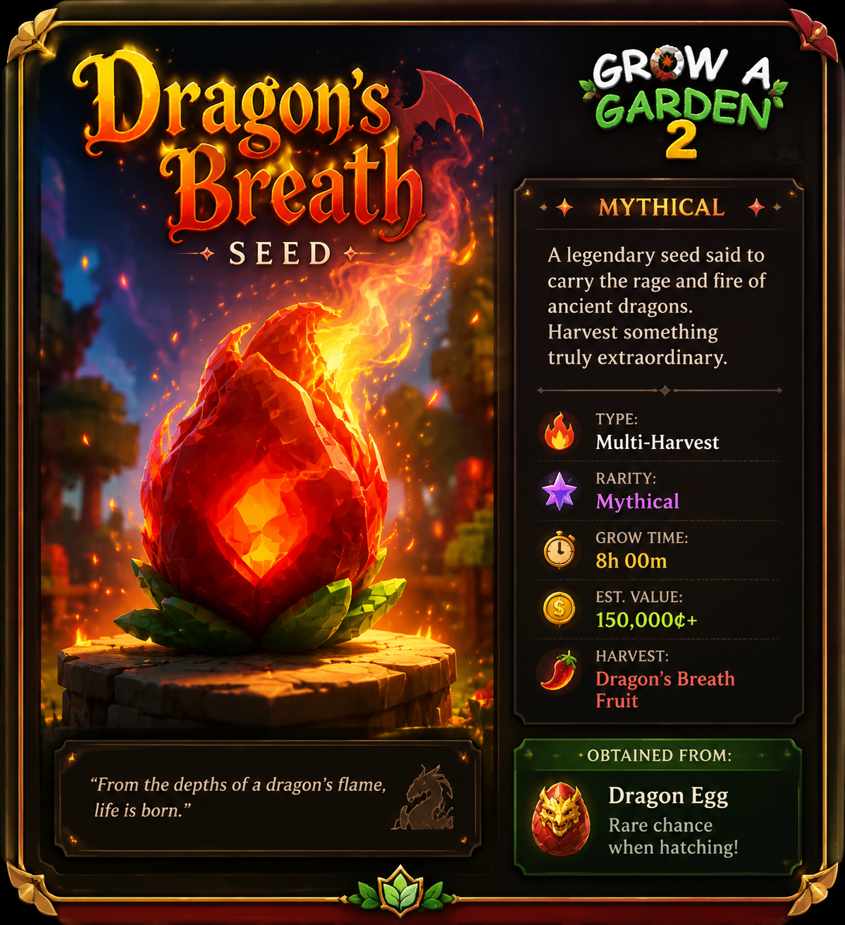 Dragon's Breath Seed