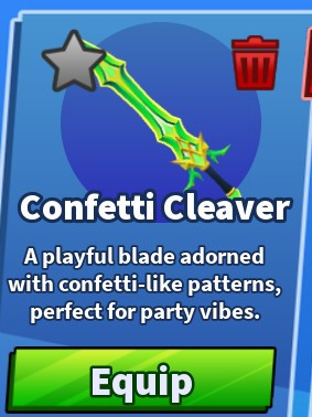 Confetti Cleaver (Swords)