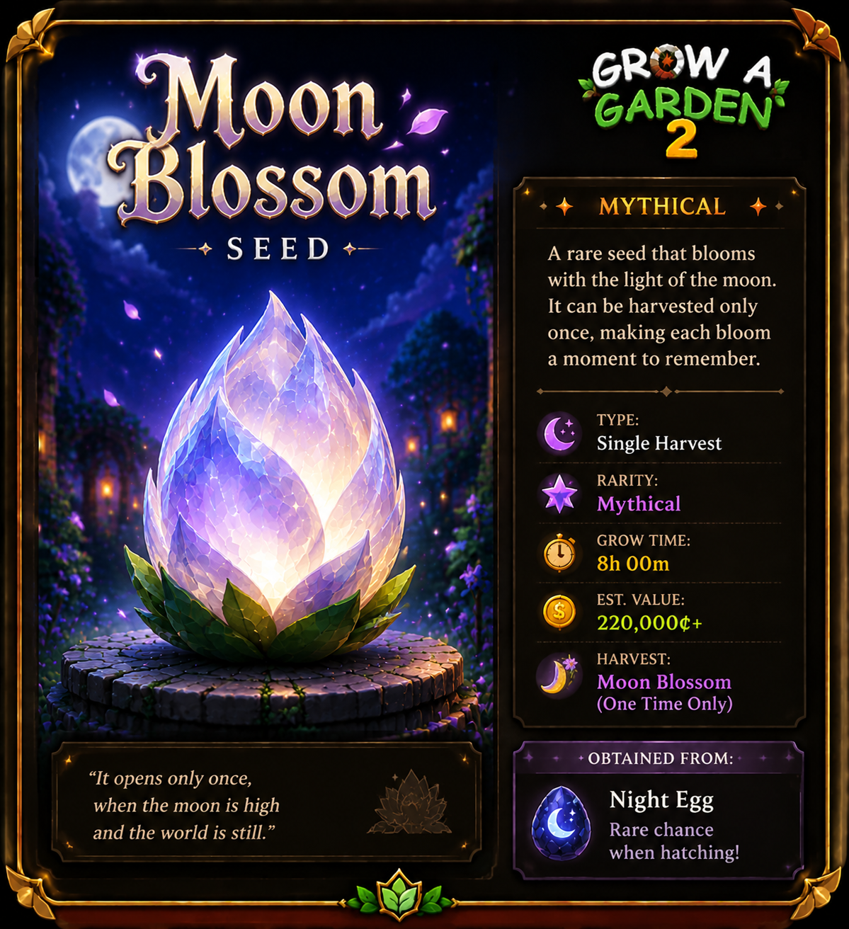 moon blosom