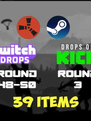 🟩🟥Twitch drops + Kick drops rust 39 скинов🟥🟩