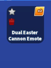 Dual Easter Cannon Emote (Emotes)
