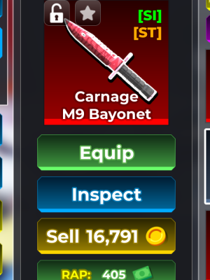 Carnage M9 Bayonet [ST]