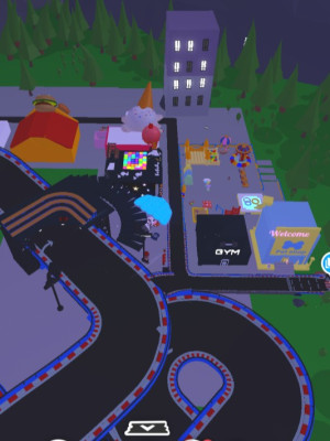 Racetrack house обустроенный в стиле RP город