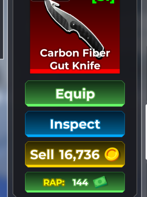 Carbon Fiber Gut Knife