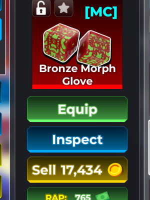 Bronze Morph Glove