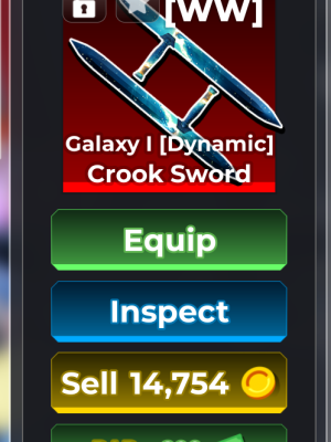 Galaxy I [Dynamic] Crook Sword