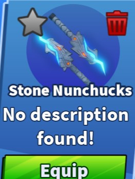 Stone Nunchucks (Swords)