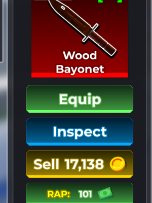 Wood Bayonet