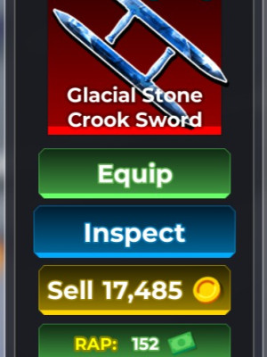 Glacial Stone Crook Sword (MC)