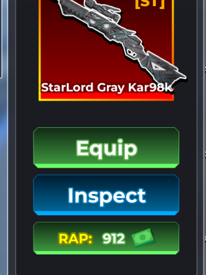 StarLord Gray Kar98k [ST]