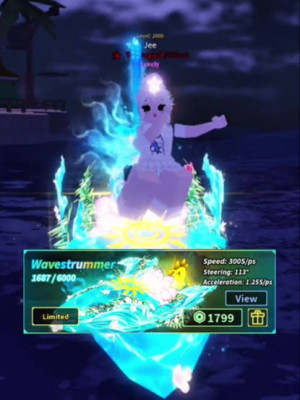 🎼 𝐖𝐀𝐕𝐄𝐒𝐓𝐑𝐔𝐌𝐌𝐄𝐑 𝐁𝐎𝐀𝐓 🌀 1799 rbx ➔ RAPID TRADE 📦 wavestrummer boat