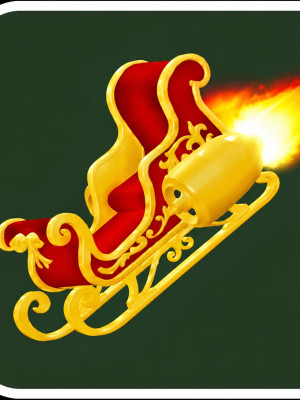 🔴🔴Santa sleigh🔴🔴ОЧЕНЬ РЕДКИЙ ПРЕДМЕТ🔴