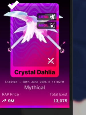 Crystal Dahlia dual + angel aura