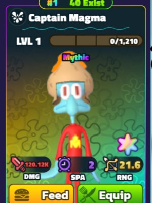 Captain magma super star 1#