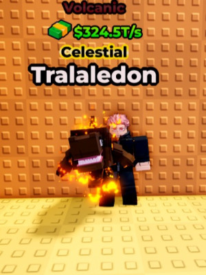 Volcanic Tralaledon Celestial: 324.5T/s🤑🤑🤑