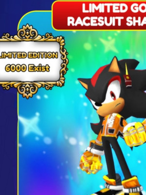 Лимитированный золотой гонщик Шедоу, Limited Gold racesuit Shadow