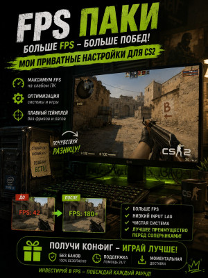 офигенный FPS Pack который повысит FPS