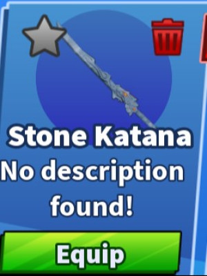 Stone Katana (Swords)