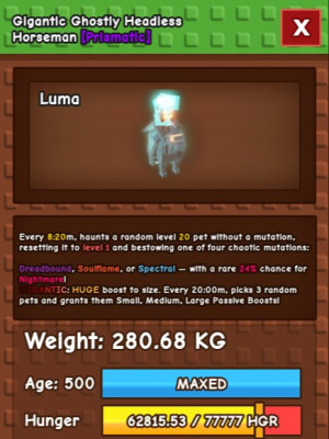GIGANTIC GHOSTLY HEADLESS HORSEMAN