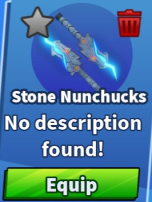 Stone Nunchucks (Swords)