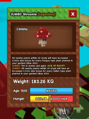 Shroomi Jumbo 183KG 500 Years