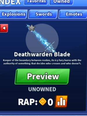 [NEW] Deathwarden Blade