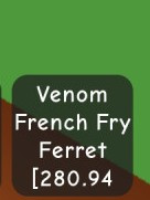 Набор из двух Venom French Fry 280+ Kg 500Years