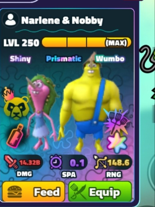 Narlene and nooby super star 250 lvl