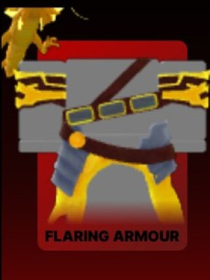 Flaring armour