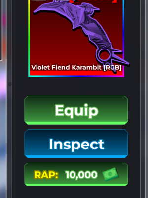 Violet Fiend Karambit [RGB]