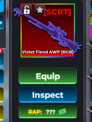 Violet Fiend AWP (SCRT) RGB