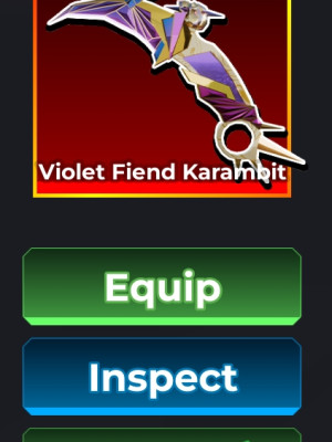 Набор скинов Violet Fiend