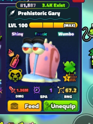 Prehistoric gary sw 5s 100 lvl
