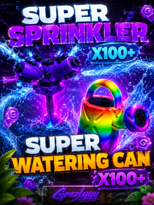 SUPER SPRINKLER+WATERING CAN X100