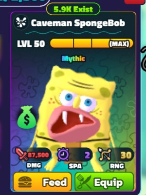 Caveman spongebob defolt