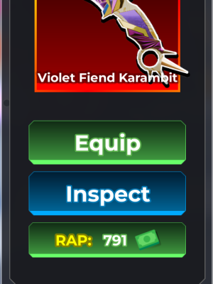 Violet Fiend Karambit
